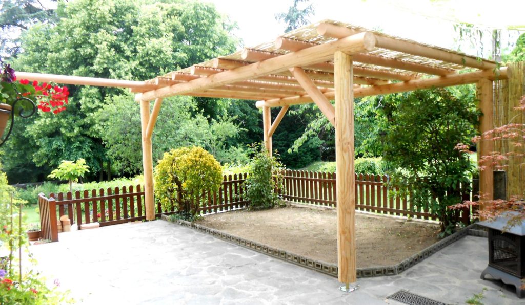Pergola En Bambou Mobilier De Jardin